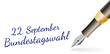 22. September Bundestagswahl