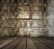 room with frames