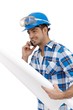 Photo: Young architect busy by working Young architect busy by working