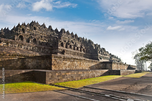 Photo: Borobudur mandala temple in surice , near Yogyakarta on Java, In Borobudur mandala temple in surice , near Yogyakarta on Java, In