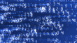 flying numbers, seamless looped background