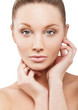 Beauty face of beautiful woman