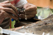 Foto: Traditional jewelry making Traditional jewelry making