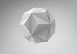 Small triambic icosahedron for your graphic design
