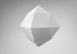 Crystal polyhedron. You can change colors