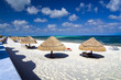Relaxing on Cancun Beach