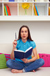 woman having a good idea