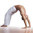 Man practicing yoga