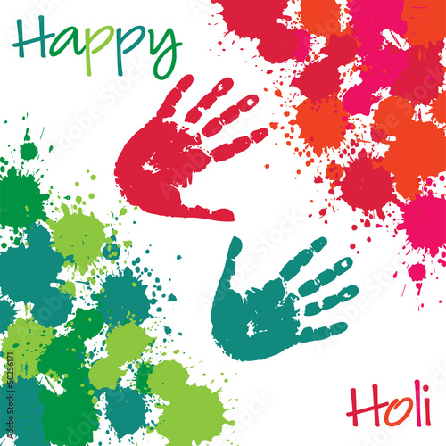 Vector: Happy Holi! Happy Holi!