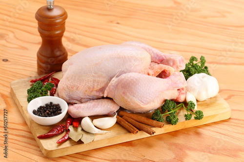 Photo: raw chicken raw chicken