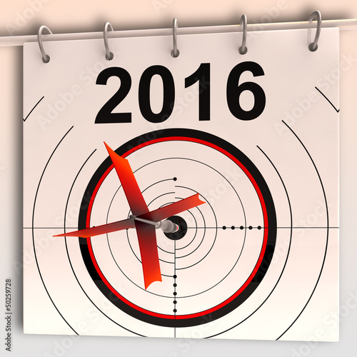 Illustration: 2016 Target Means Future Goal Projection 2016 Target Means Future Goal Projection