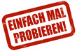 Grunge Stempel rot EINFACH MAL PROBIEREN!