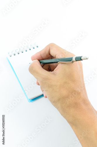 Photo: Writing notes Writing notes