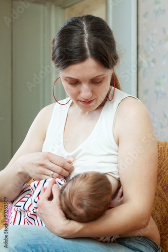 Photo: Nursing little baby Nursing little baby