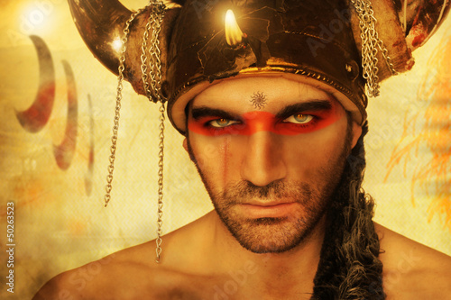 Photo: Warrior face Warrior face