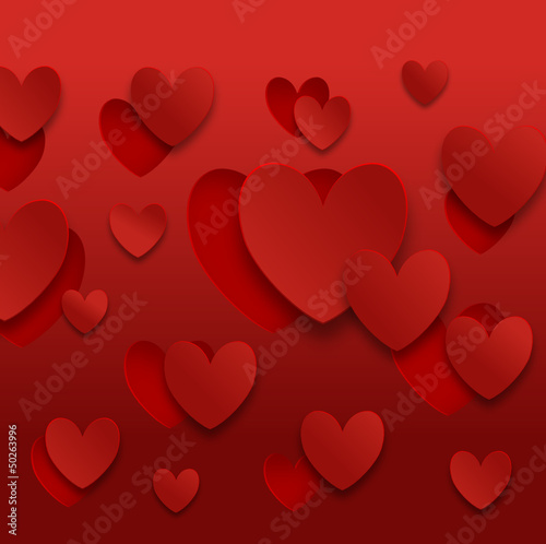 Vector: Valentine Day Hearts background Valentine Day Hearts background