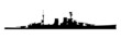 Kriegsschief Silhouette