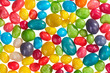 Multicolor bonbon sweets (ball candies) food background, closeup