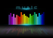 colorful equalizer