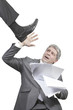 Photo: Businessman under pressure Businessman under pressure