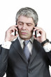 Photo: Businessman under pressure Businessman under pressure