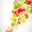 Vector Illustration of an Abstract Background
