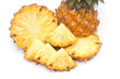 Pineapple isolated on the white background