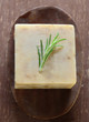 Rosemary on a bar of soap