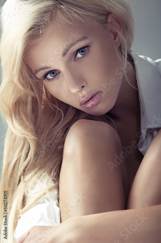 Photo: Young lady with innocent look Young lady with innocent look