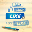 Logo, Icon, Sticker, Label: Like