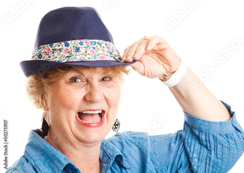 Photo: Middle-aged Woman - Happy Laughing Middle-aged Woman - Happy Laughing