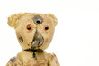 Foto: antiker Teddybär, zerschlissen aber stolz... antiker Teddybär, zerschlissen aber stolz...