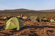 Photo: Crépuscule sur un campement du Kilimanjaro Crépuscule sur un campement du Kilimanjaro