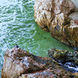 Felsen im Meer