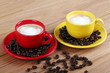 Caffè macchiato in tazza