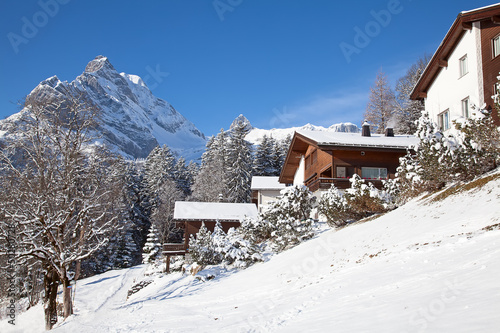 Photo: Winter in the alps Winter in the alps