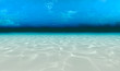 underwater walk on the sea floor