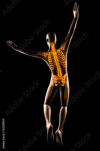Illustration: jump man radiography jump man radiography