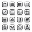 Business and office icons - vector icon set