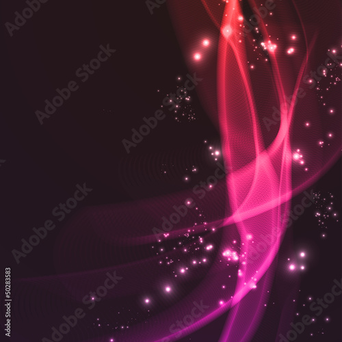 Vector: Abstract background, futuristic wavy lines illustration. Abstract background, futuristic wavy lines illustration.