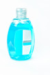 bottle with blue product
