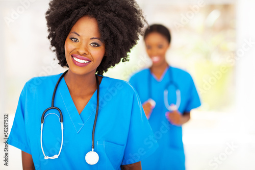 Photo: pretty african medical nurse pretty african medical nurse