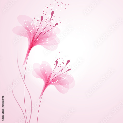 Vector: vector background with Flowers vector background with Flowers
