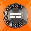 orange rotary dial
