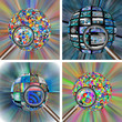 Set of 4 spheres