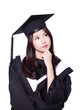 Female graduate think