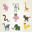 Vector: Cartoon film an animal2 Cartoon film an animal2