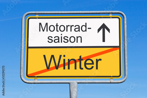 Illustration: Motorrad Saison Motorrad Saison