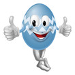 Vector: Cartoon Easter Egg Man Cartoon Easter Egg Man