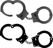 Vektor: handcuffs handcuffs